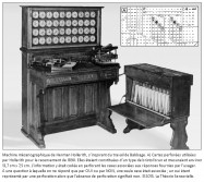 Hollerith informatique theorie sensorielle