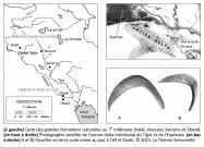 carte, faucilles en argile, Halaf, Oueili, Obeid, Hassuna, Samarra, Ancien Delta, Tigre, Euphrate, Golfe Persique, araire, propulsion, station debout, equilibre, mouvement, dynamique, neurosciences, Mésopotamie, Uruk, pied, archéologie, invention, analogie, Philippe Roi, Tristan Girard